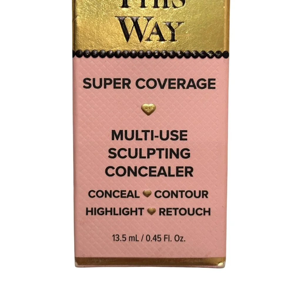 (2) Too Faced Born This Way Super Coverage Multi-Use Sculpting Concealer ~ Sable